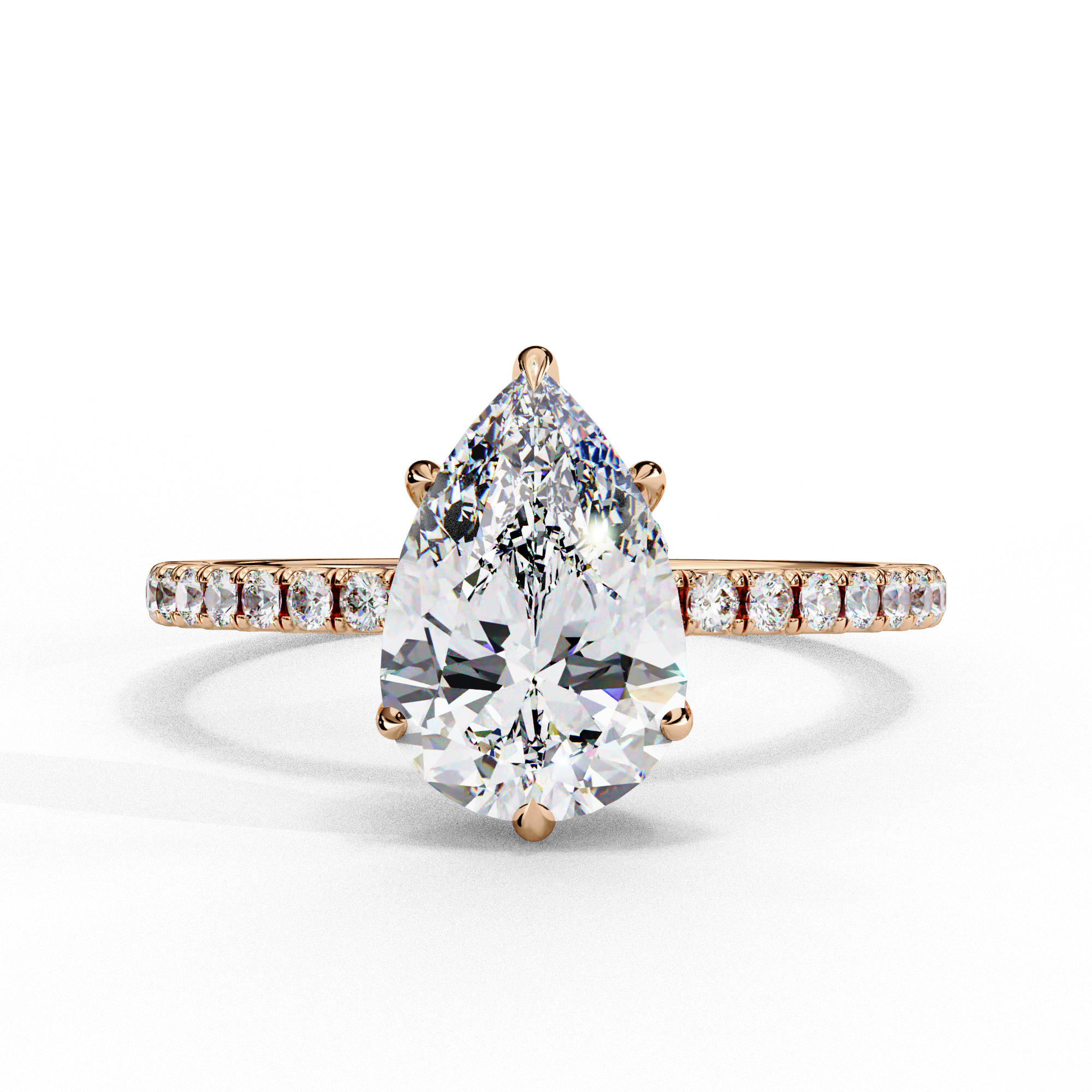 MARQUISE CUT DIAMOND EARRING 2.36