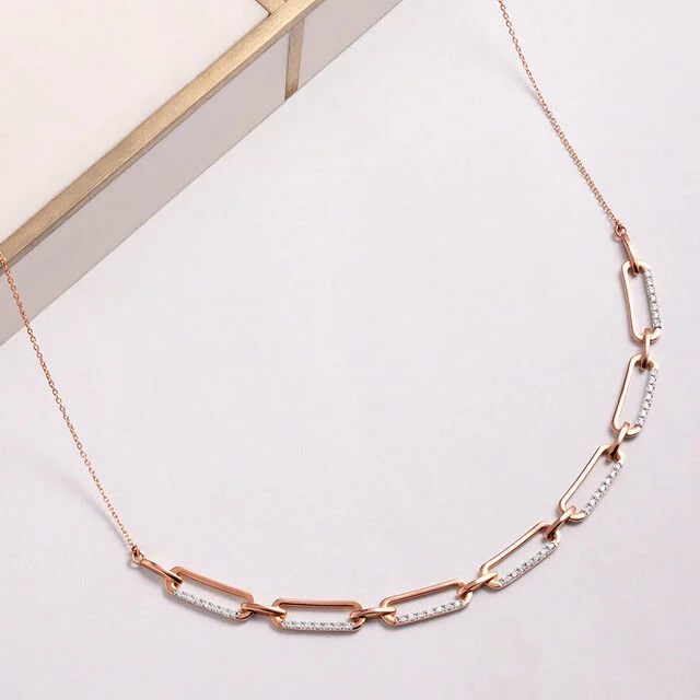 Timeless Aura Gold & Diamond Necklace