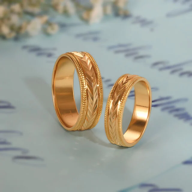 Leap of Faith Couple Rings